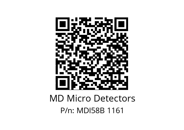  MDI58B512Z5/30P6SXMR.162 MD Micro Detectors MDI58B 1161