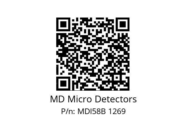  MDI58B2000S5/30L6XXMR.162 MD Micro Detectors MDI58B 1269