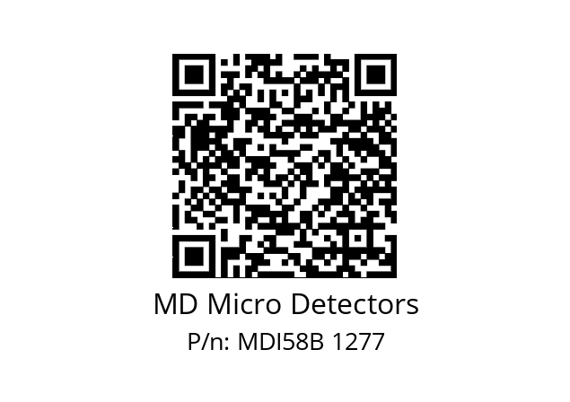  MDI58B240Z5/30L6XXMR.162 MD Micro Detectors MDI58B 1277