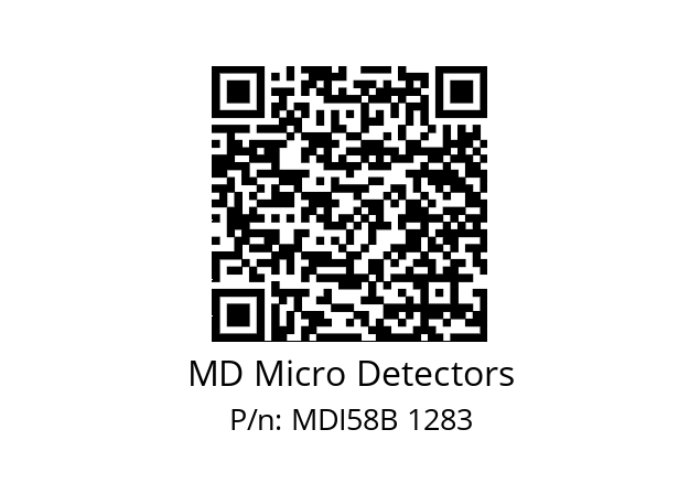  MDI58B480Z5/30L6XXMR.162 MD Micro Detectors MDI58B 1283