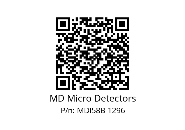  MDI58B1440Z5/30L6XXMR.162 MD Micro Detectors MDI58B 1296