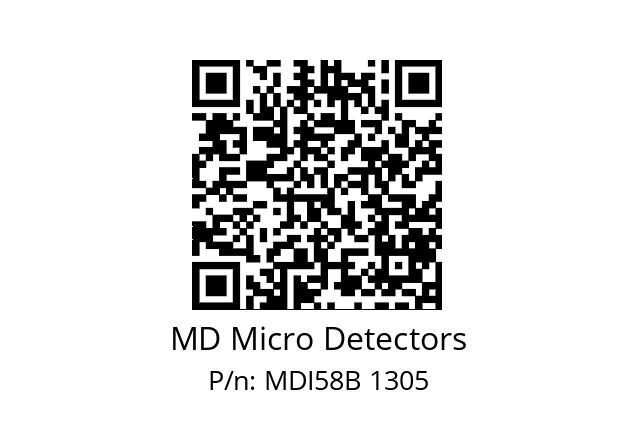  MDI58B128S5/30L10XXMR.162 MD Micro Detectors MDI58B 1305