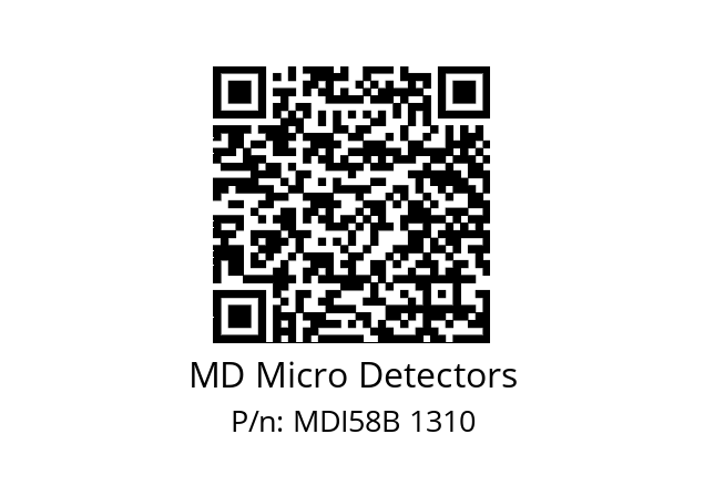  MDI58B256S5/30L10XXMR.162 MD Micro Detectors MDI58B 1310