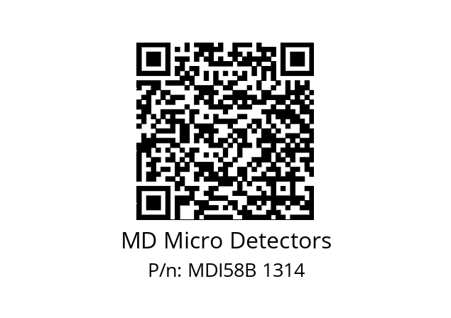  MDI58B480S5/30L10XXMR.162 MD Micro Detectors MDI58B 1314