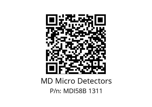  MDI58B300S5/30L10XXMR.162 MD Micro Detectors MDI58B 1311