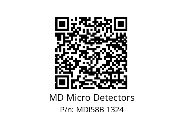  MDI58B1024S5/30L10XXMR.162 MD Micro Detectors MDI58B 1324