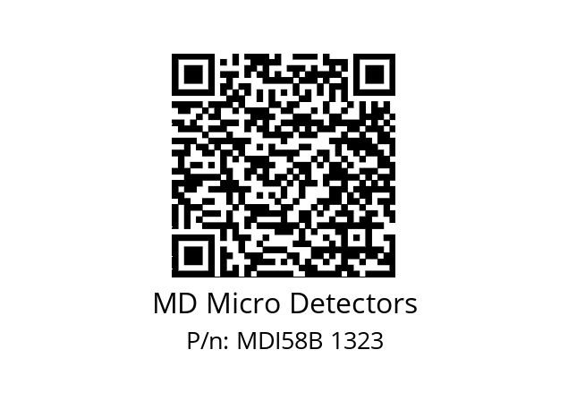  MDI58B1000S5/30L10XXMR.162 MD Micro Detectors MDI58B 1323