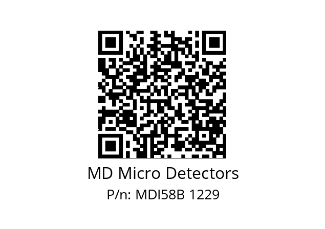  MDI58B900Z5/30P10SXMR.162 MD Micro Detectors MDI58B 1229