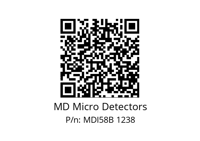  MDI58B2000Z5/30P10SXMR.162 MD Micro Detectors MDI58B 1238