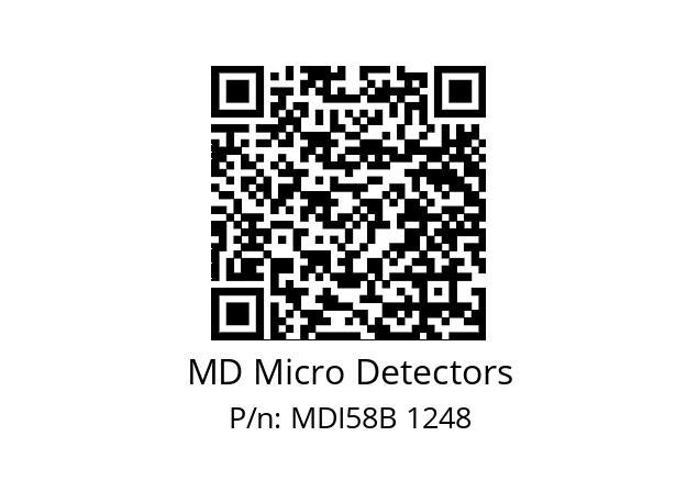  MDI58B256S5/30L6XXMR.162 MD Micro Detectors MDI58B 1248