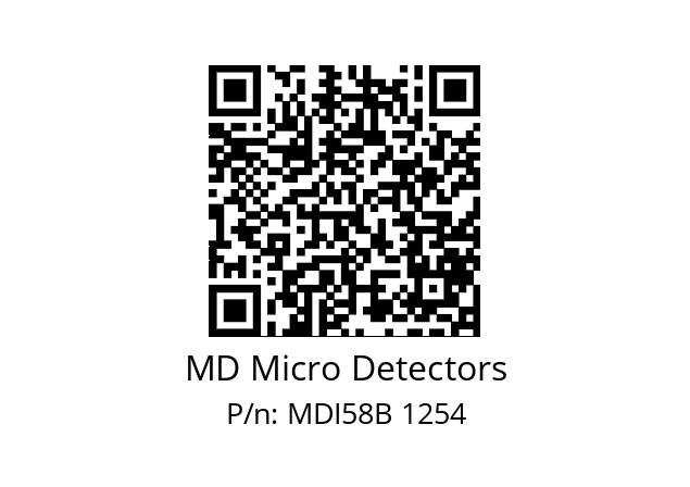  MDI58B512S5/30L6XXMR.162 MD Micro Detectors MDI58B 1254