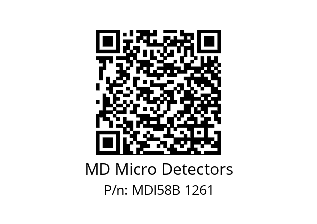  MDI58B1000S5/30L6XXMR.162 MD Micro Detectors MDI58B 1261