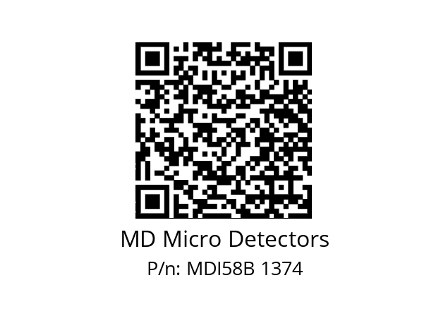  MDI58B360S5/30L6SXMR.162 MD Micro Detectors MDI58B 1374