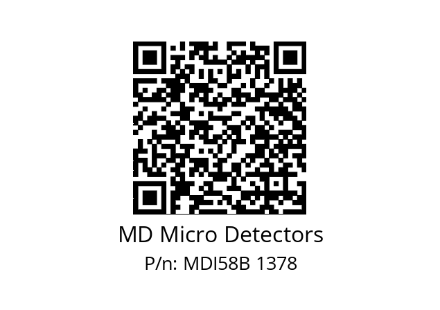  MDI58B512S5/30L6SXMR.162 MD Micro Detectors MDI58B 1378