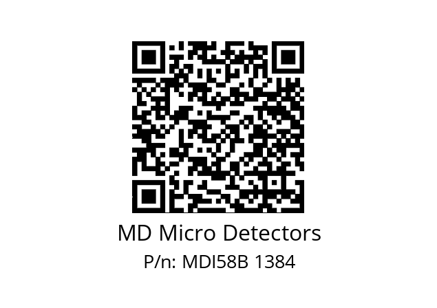  MDI58B900S5/30L6SXMR.162 MD Micro Detectors MDI58B 1384