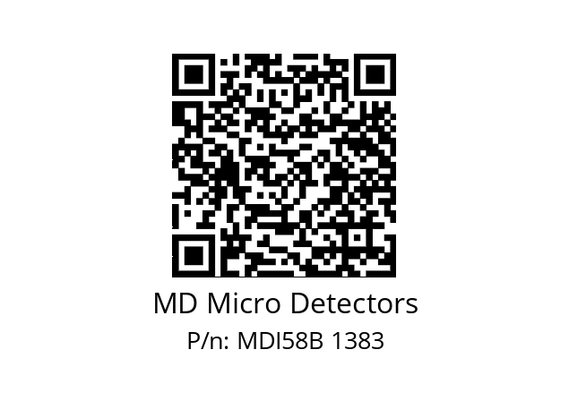  MDI58B800S5/30L6SXMR.162 MD Micro Detectors MDI58B 1383