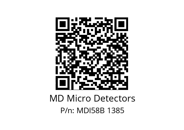  MDI58B1000S5/30L6SXMR.162 MD Micro Detectors MDI58B 1385