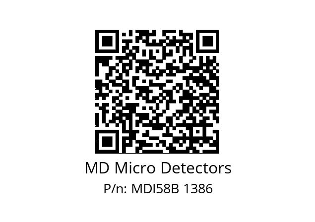  MDI58B1024S5/30L6SXMR.162 MD Micro Detectors MDI58B 1386