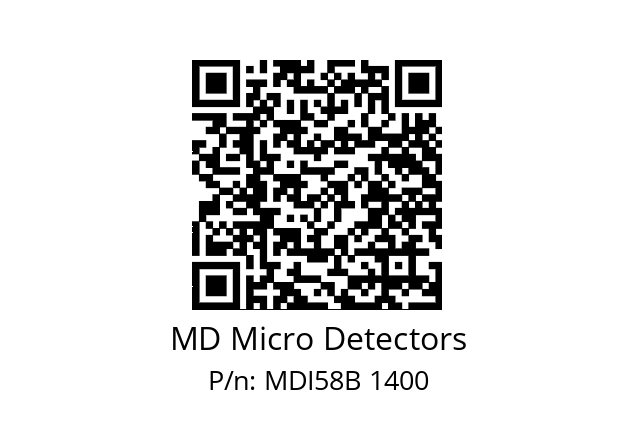  MDI58B200Z5/30L6SXMR.162 MD Micro Detectors MDI58B 1400