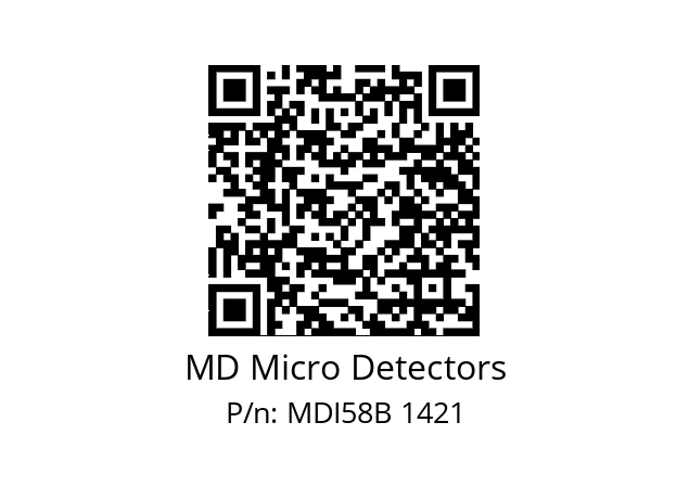  MDI58B1500Z5/30L6SXMR.162 MD Micro Detectors MDI58B 1421