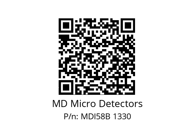  MDI58B1800S5/30L10XXMR.162 MD Micro Detectors MDI58B 1330