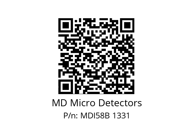  MDI58B2000S5/30L10XXMR.162 MD Micro Detectors MDI58B 1331