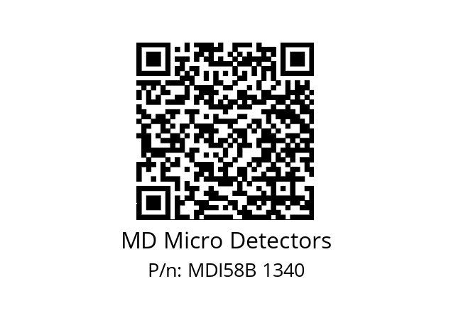  MDI58B250Z5/30L10XXMR.162 MD Micro Detectors MDI58B 1340