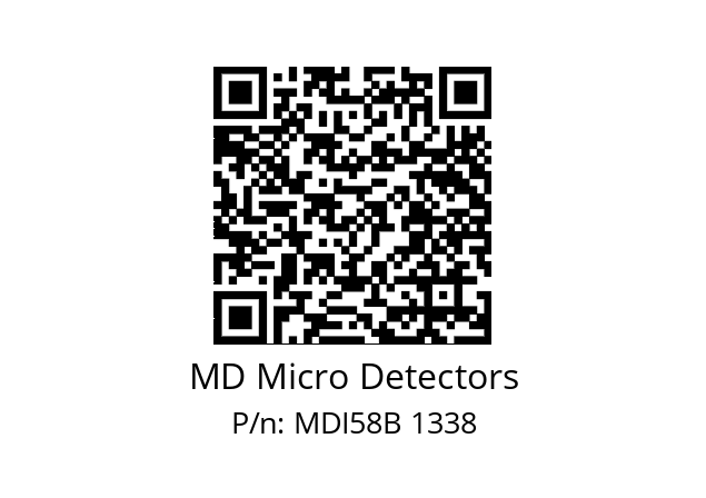  MDI58B200Z5/30L10XXMR.162 MD Micro Detectors MDI58B 1338