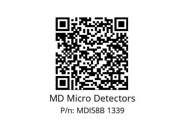  MDI58B240Z5/30L10XXMR.162 MD Micro Detectors MDI58B 1339