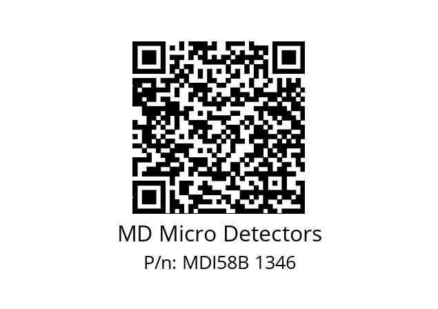  MDI58B500Z5/30L10XXMR.162 MD Micro Detectors MDI58B 1346