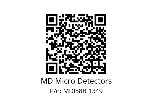  MDI58B625Z5/30L10XXMR.162 MD Micro Detectors MDI58B 1349