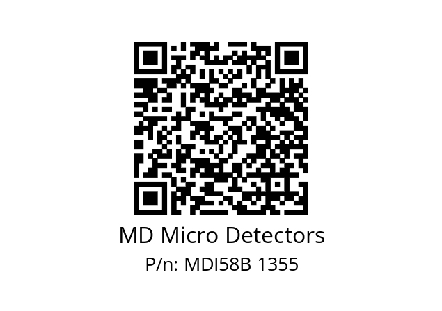  MDI58B1024Z5/30L10XXMR.162 MD Micro Detectors MDI58B 1355