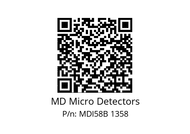  MDI58B1440Z5/30L10XXMR.162 MD Micro Detectors MDI58B 1358