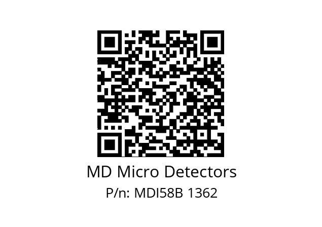  MDI58B2000Z5/30L10XXMR.162 MD Micro Detectors MDI58B 1362