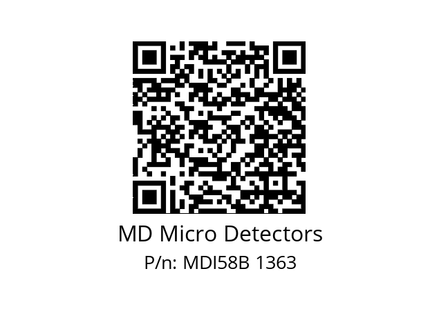  MDI58B2048Z5/30L10XXMR.162 MD Micro Detectors MDI58B 1363