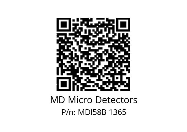  MDI58B100S5/30L6SXMR.162 MD Micro Detectors MDI58B 1365