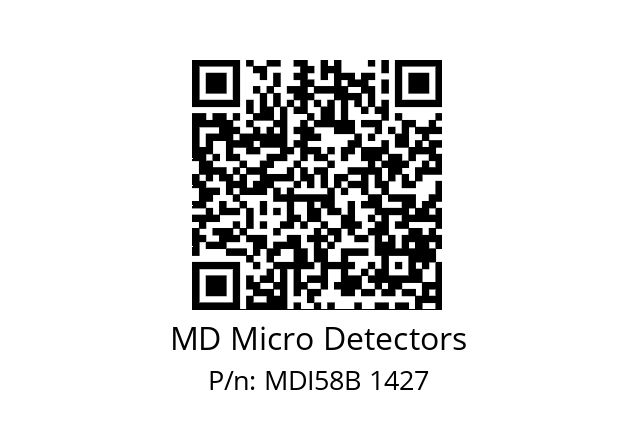  MDI58B100S5/30L10SXMR.162 MD Micro Detectors MDI58B 1427