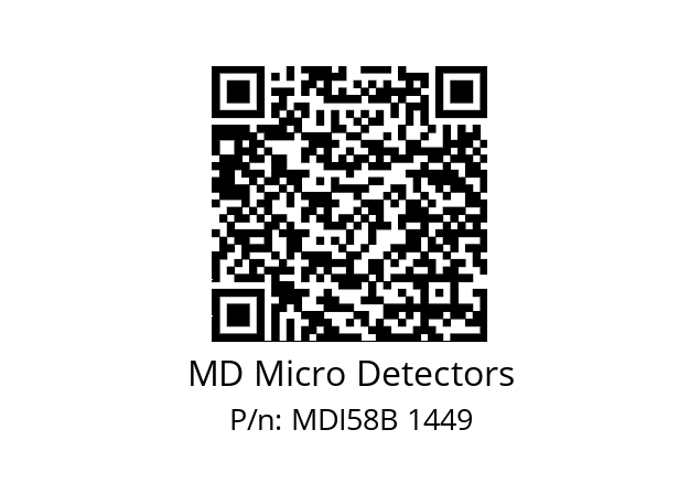  MDI58B1200S5/30L10SXMR.162 MD Micro Detectors MDI58B 1449