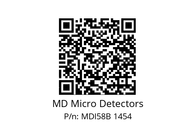  MDI58B1800S5/30L10SXMR.162 MD Micro Detectors MDI58B 1454