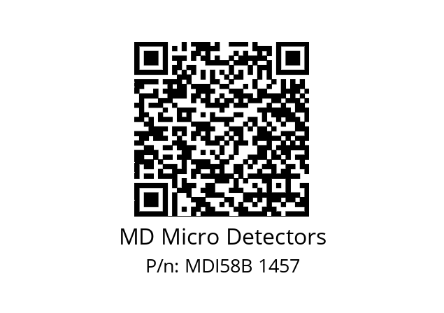  MDI58B2500S5/30L10SXMR.162 MD Micro Detectors MDI58B 1457