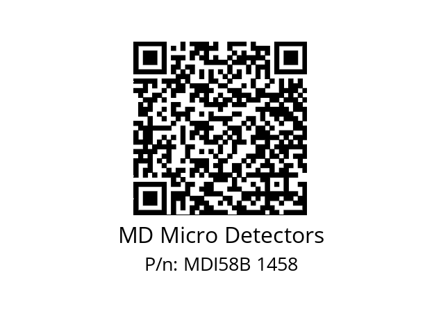  MDI58B100Z5/30L10SXMR.162 MD Micro Detectors MDI58B 1458