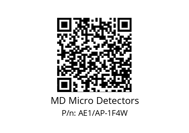   MD Micro Detectors AE1/AP-1F4W