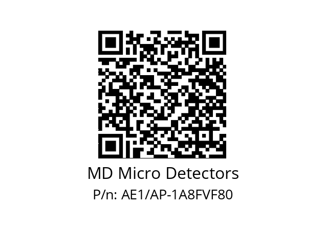   MD Micro Detectors AE1/AP-1A8FVF80