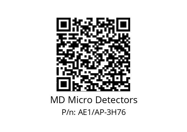   MD Micro Detectors AE1/AP-3H76