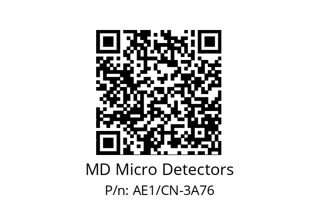   MD Micro Detectors AE1/CN-3A76