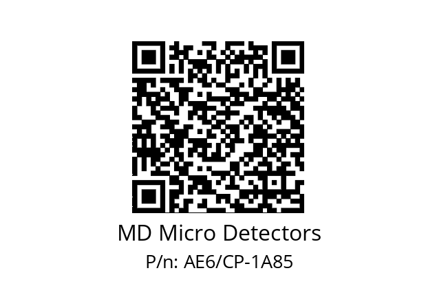   MD Micro Detectors AE6/CP-1A85