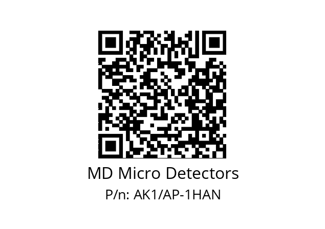   MD Micro Detectors AK1/AP-1HAN