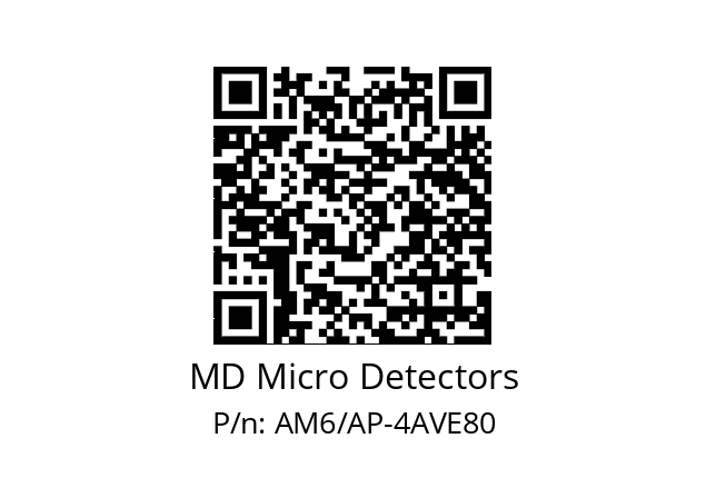   MD Micro Detectors AM6/AP-4AVE80