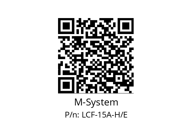   M-System LCF-15A-H/E