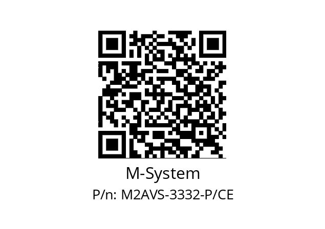   M-System M2AVS-3332-P/CE